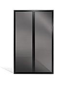 Guardian window screen with mullion